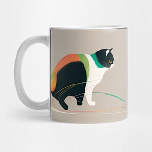 Cute Cat in Pastel Mug